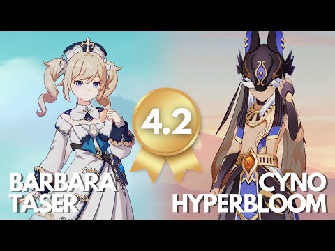 Barbara Taser and Cyno Hyperbloom - Spiral Abyss 4.2 | Genshin Impact