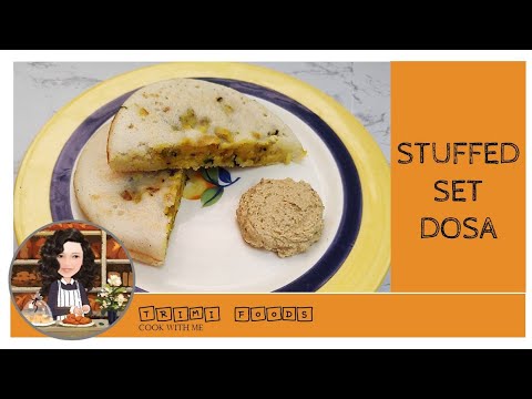 Stuffed Set Dosa | स्टफ्ड मिनी बन डोसा | Peanut Chana dal  Chutney | Ghar Ka Khana | Homemade Food |