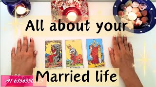 Your married life prediction♥️Compatibility💛Kids🩵Marriage prediction🔮Psychic Tarot Reading in Hindi💫