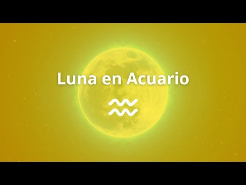 Luna en Acuario