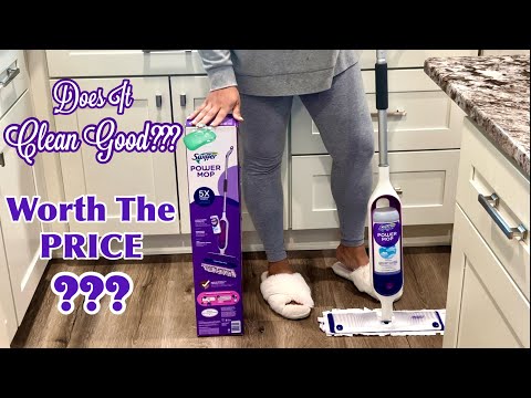 How To Use The Swiffer Power Mop & Review | Best Mop 2024 Swiffer PowerMop