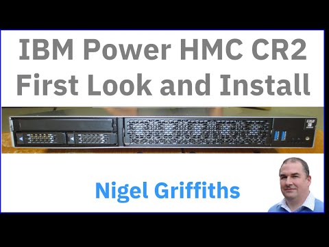 IBM Power HMC CR2 First Look & Install