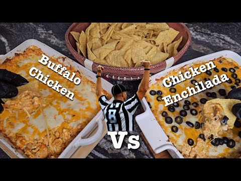 Buffalo Chicken vs. Chicken Enchilada Dip: The Game Day Recipe Showdown!