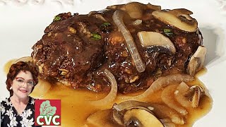 Old Fashioned Salisbury Steak & Gravy - Mama's Southern Cooking