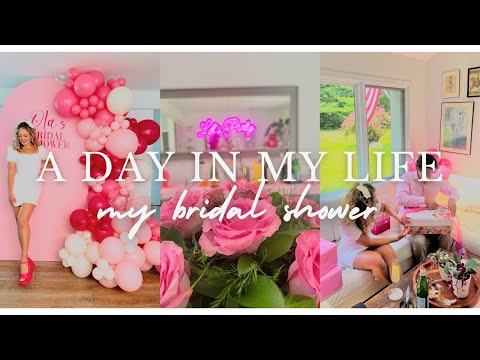 a day in my life: my bridal shower & prep!