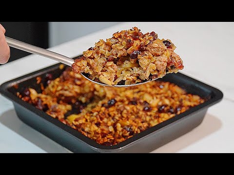 EASY OAT Stuffing with Sausage and CIDER