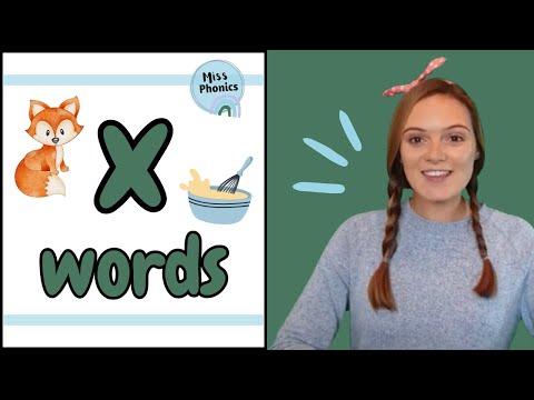 Learn to Blend 'x' Words with Miss Phonics | Phonics Reading Practice for Kids | British Teacher