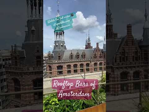 ROOFTOP BARS of AMSTERDAM Trailer #shorts #travel #amsterdam #rooftopbar