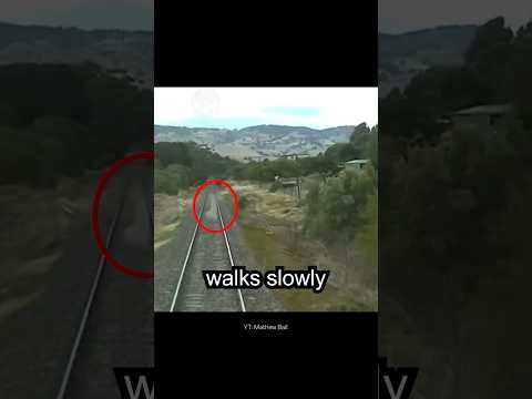 Train driver catches a real ghost on camera #ghost