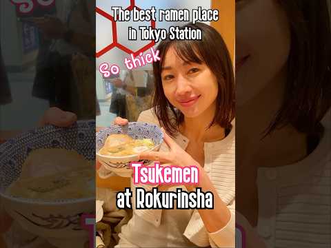 A Japanese lady shares the best ramen in Tokyo station, Rokurinsha