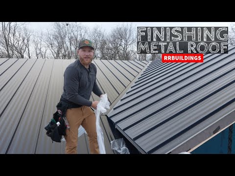 My Dream Shop Ep-45: Finishing The Metal Roof Panels