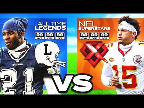 All-Time Legends vs NFL Superstars, But It's Madden 25