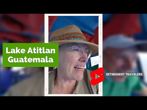 Retirement Travelers: CRAZY WATER TAXI | Lake Atitlan, Guatemala  #shorts