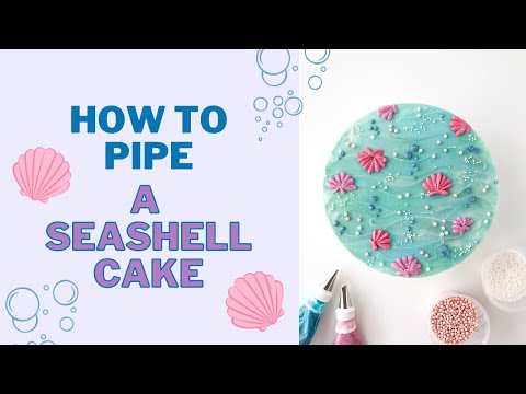 How To Pipe A Seashell Cake