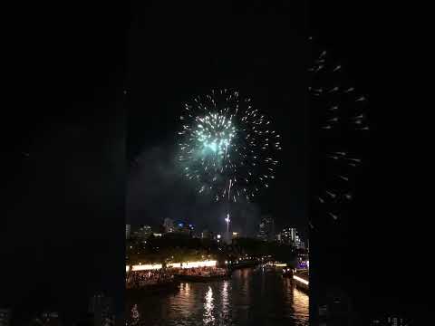 2024 大阪 天神祭 奉納花火 ド迫力の花火音 Osaka Tenjin Matsuri Fireworks