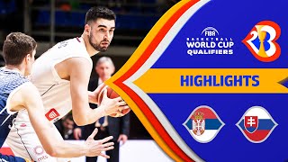 Serbia - Slovakia | Basketball Highlights - #FIBAWC 2023 Qualifiers