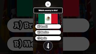 Guess the Country by Its Flag | Ultimate Flag Quiz Challenge! #quiz #trivia #country #shorts