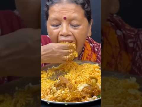 @eating spicy mutton curry🥵🔥 with rice 🍚## ytshorts mukbang