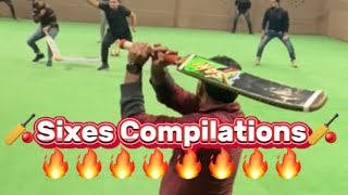 Sixes compilations indoor cricket | how to play straight sixes in indoor cricket | #sixes (@6andOUT)