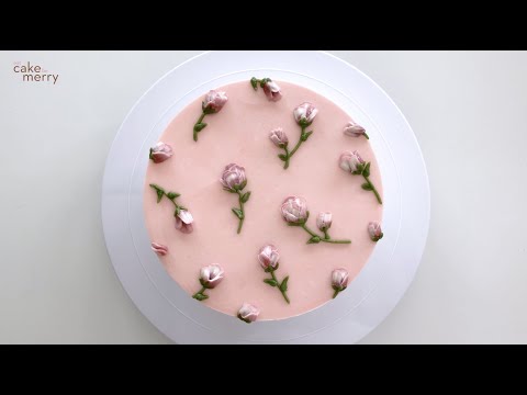 Buttercream Flower Bud Cake