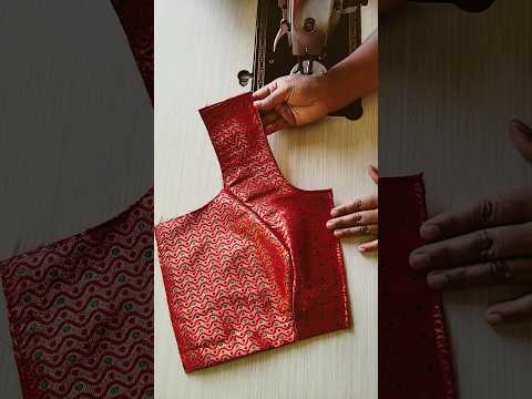 Princess cut blouse Front part stitching |Hook look &piping stitching #shots #shortsvideo