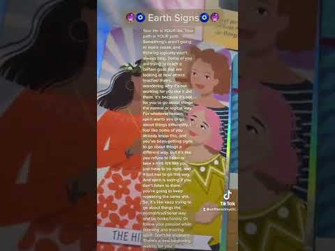 EARTH SIGN MESSAGE