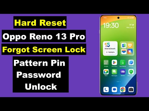 Hard Reset Oppo Reno 13 Pro | Oppo Reno 13 Pro Pattern Pin Password Fingerprint Unlock