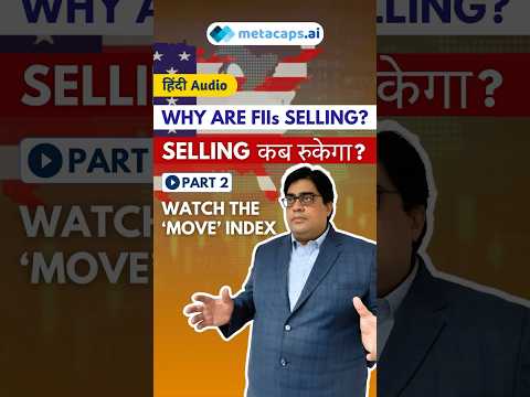 Why Are FIIs Selling? Watch the MOVE Index! | NIFTY-50 Crash | Part 2 Hindi #stockmarket #nifty50