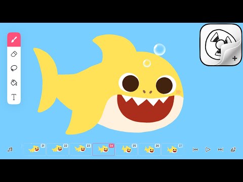 Flipaclip - Baby Shark Animation On FlipaClip