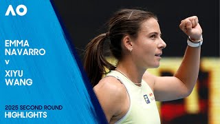 Emma Navarro v Xiyu Wang Highlights | Australian Open 2025 Second Round