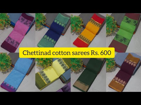 80'count 🌷Chettinad cotton sarees🌿 for order whatsapp:9488866146 #Cotton #Saree #onlineshopping