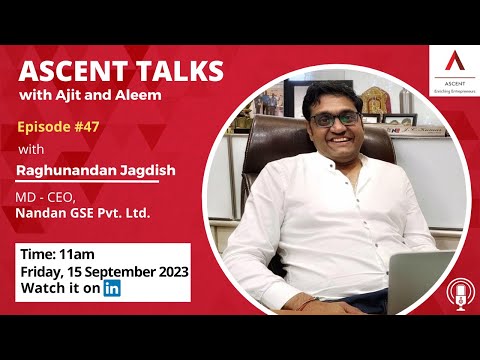 Entrepreneur Story | Dr. Raghunandan Jagdish, MD - CEO of Nandan GSE Pvt. Ltd. | AAA 47