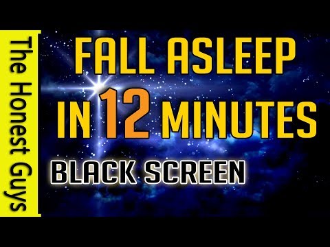 GUIDED SLEEP TALK-DOWN: Fall Asleep in 12 Minutes (Dark Screen)