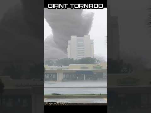 Massive Tornado Damage in Coastal Town