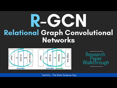 R-GCN: Modeling Relational Data with Graph Convolution Network (Graph ML Research Paper Walkthrough)