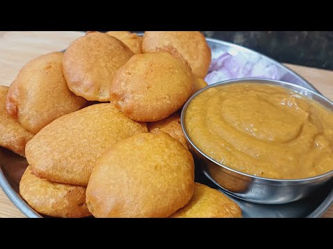 Aloo Pokoda With Street Style Chutny || Aloo Bhajiya || Street Style Chutny