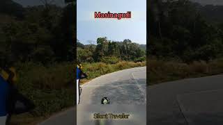 ஊட்டி மசினகுடி காடு கர்நாடகா| Ooty Masinagudi Dangerous Hairpin Bend #shorts #short #trending #viral