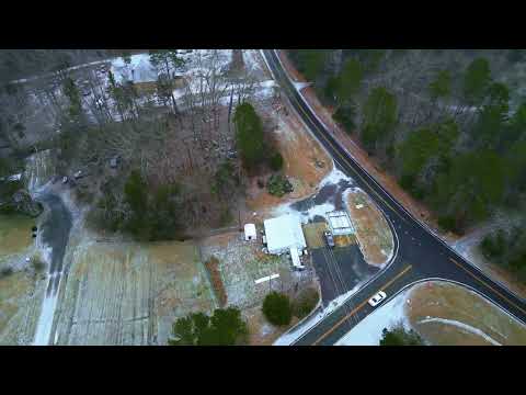 Drone shot around Frosty's in NE Chatham on Friday evening - 1.10.25