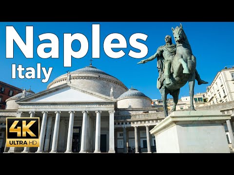 Naples, Italy Walking Tour (4k Ultra HD 60fps) – With Caption