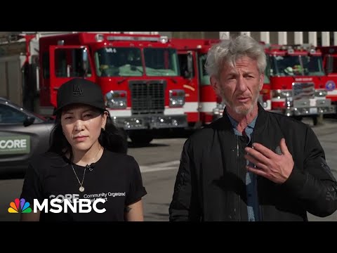 'One foot in front of the other': Sean Penn helping with California wildfire relief