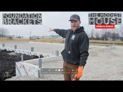 The Modest House Build Ep 3: Foundation Brackets