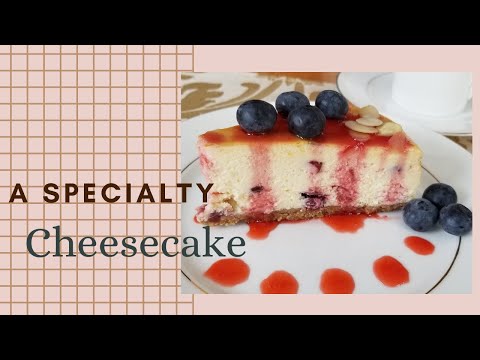 An Easy New York Style Cheesecake Recipe /A Specialty Cheesecake/Creamy and Rich