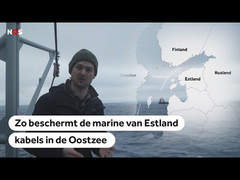 Zo beschermt de marine van Estland kabels in de Oostzee