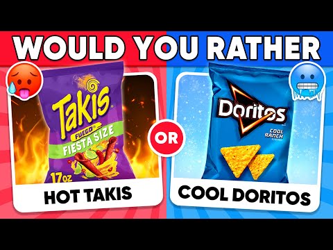 Would You Rather...? HOT vs COLD 🔥❄️ FOOD Edition