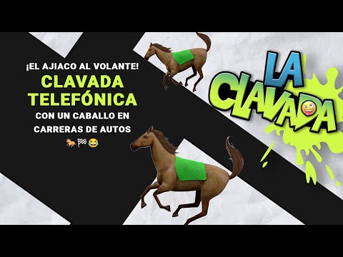 Clavada Telefónica: ¡El Ajiaco Desafía a los Autos en la Pista! 🐎🏎️😂 | Enrique Santos