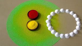 हळदी कुंकू विशेष लाखात एक रांगोळी || Haldi kumkum rangoli designs 2023