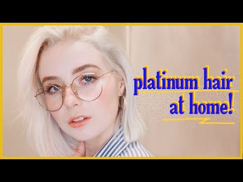 How To Get Icy Platinum Blonde Hair at Home! / Kel Lauren (2018 Version)