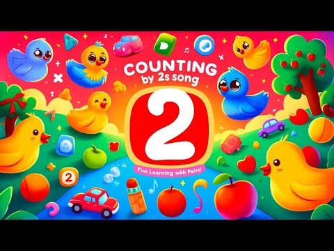 Count by 2! | Let's Learn & Sing | Fun Learning Songs for Kids