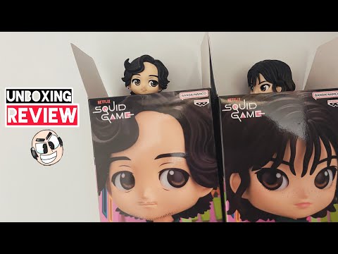 Squid Game Qposket 456 seong gi-hun & 067 kang sae-beok Unboxing review