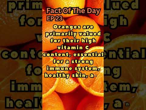 Fact Of The Day| Ep 23| Orange's important use #shorts #trending #vitaminc  #orange #important